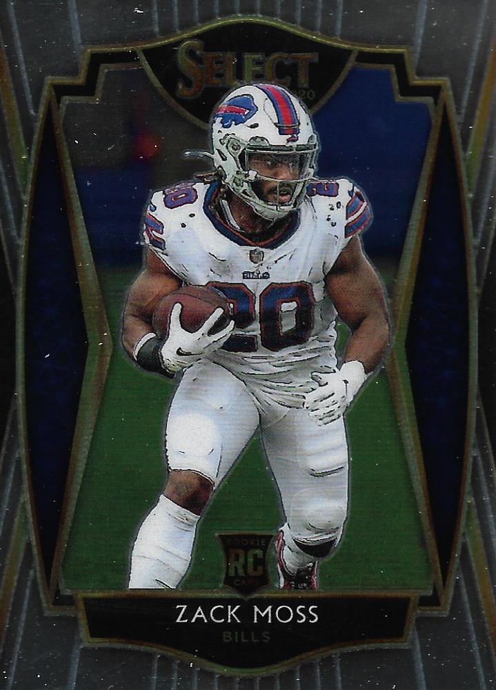 Zack Moss #169 Buffalo Bills | 2020 Panini Select |  | NFL Football