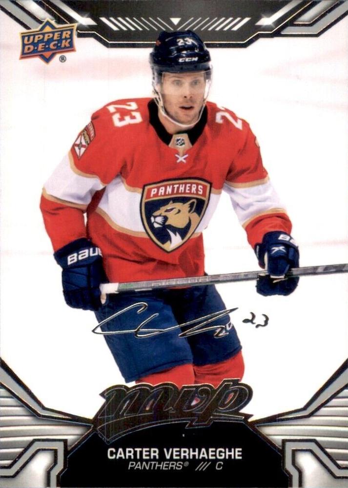 Carter Verhaeghe #169 Florida Panthers | 2022-23 Upper Deck MVP Silver Script