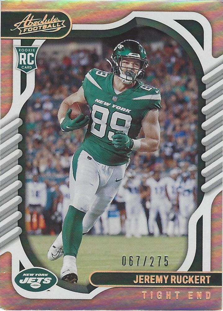 Jeremy Ruckert #169 New York Jets | 2022 Panini Absolute | NFL Football