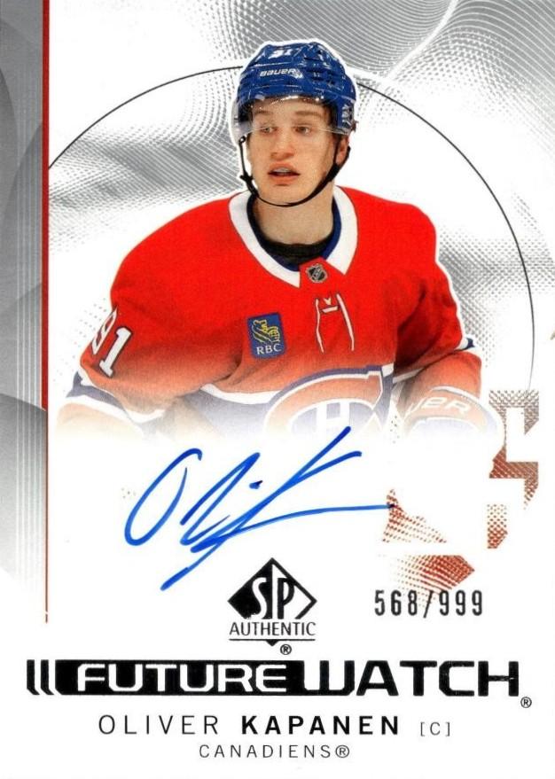 Oliver Kapanen #169 Montreal Canadiens | 2024-25 SP Authentic