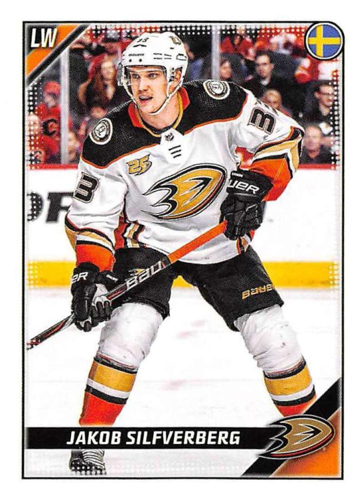 Jakob Silfverberg #16 Anaheim Ducks | 2019-20 Topps NHL Sticker Collection