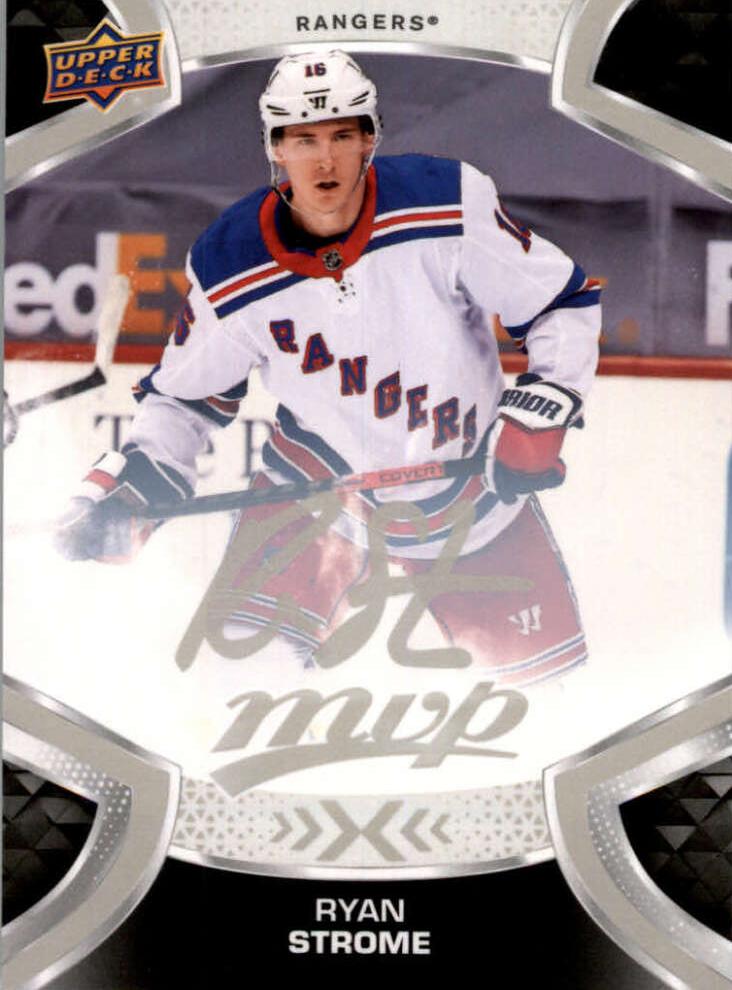 Ryan Strome #16 New York Rangers | 2021-22 Upper Deck MVP Silver Script