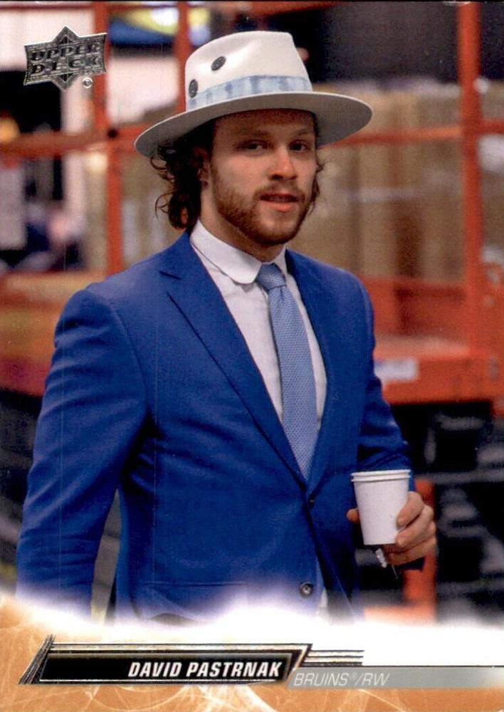 David Pastrnak Suit Variant #16 Boston Bruins | 2022-23 Upper Deck