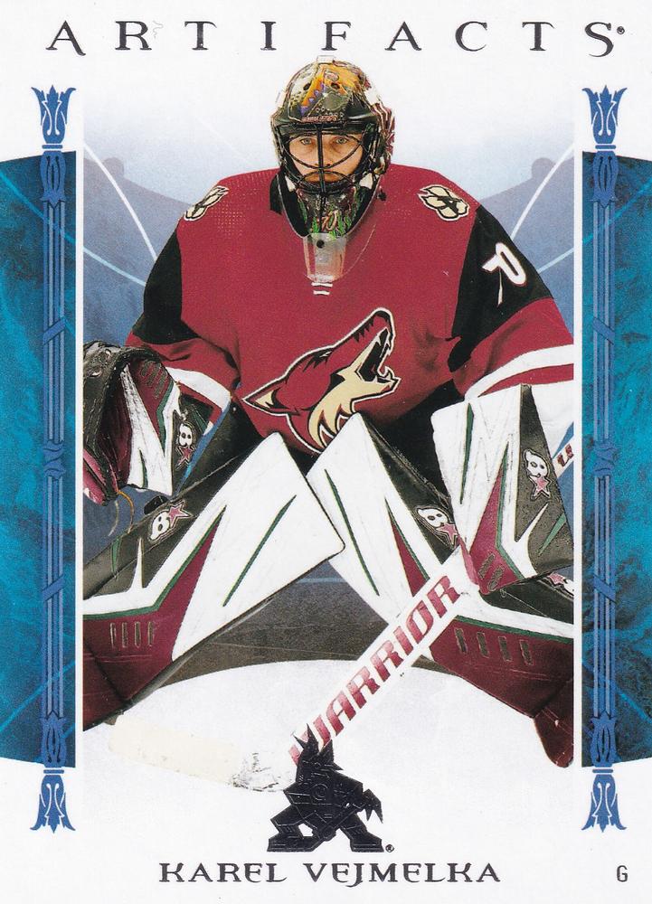 Karel Vejmelka #16 Arizona Coyotes | 2022-23 Upper Deck Artifacts