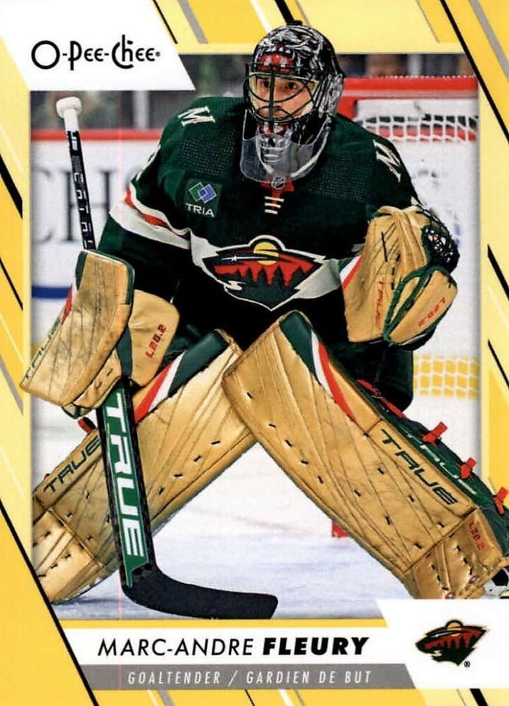 Marc-Andre Fleury #16 Minnesota Wild | 2023-24 O-Pee-Chee Yellow Border