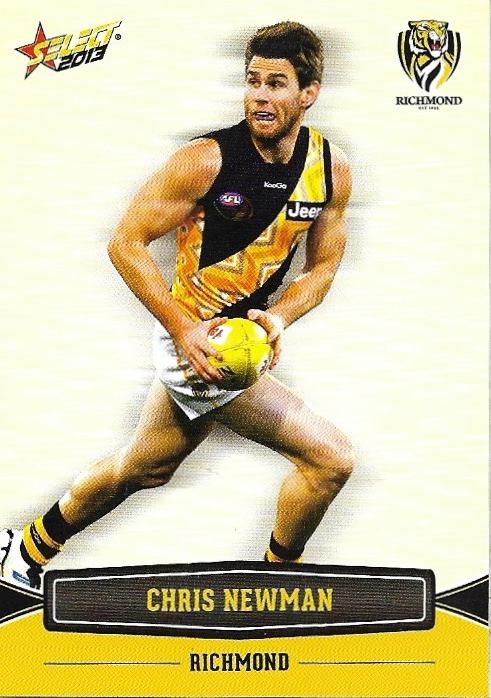 Chris Newman #170 Richmond Tigers | 2013 Select AFL Champions