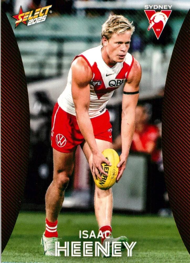Isaac Heeney #170 Sydney Swans | 2025 Select AFL Footy Stars