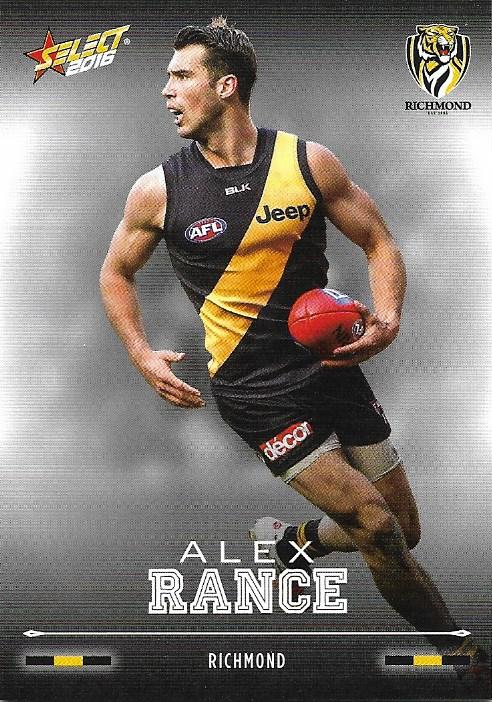 Alex Rance #171 Richmond Tigers | 2016 Select AFL Footy Stars
