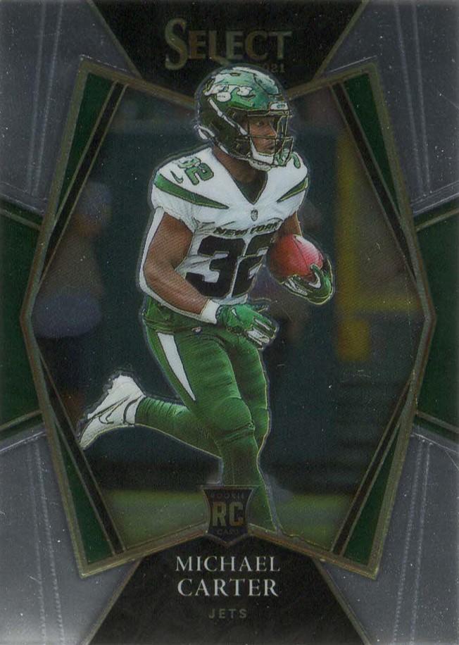 Michael Carter #171 New York Jets | 2021 Panini Select |  | NFL Football