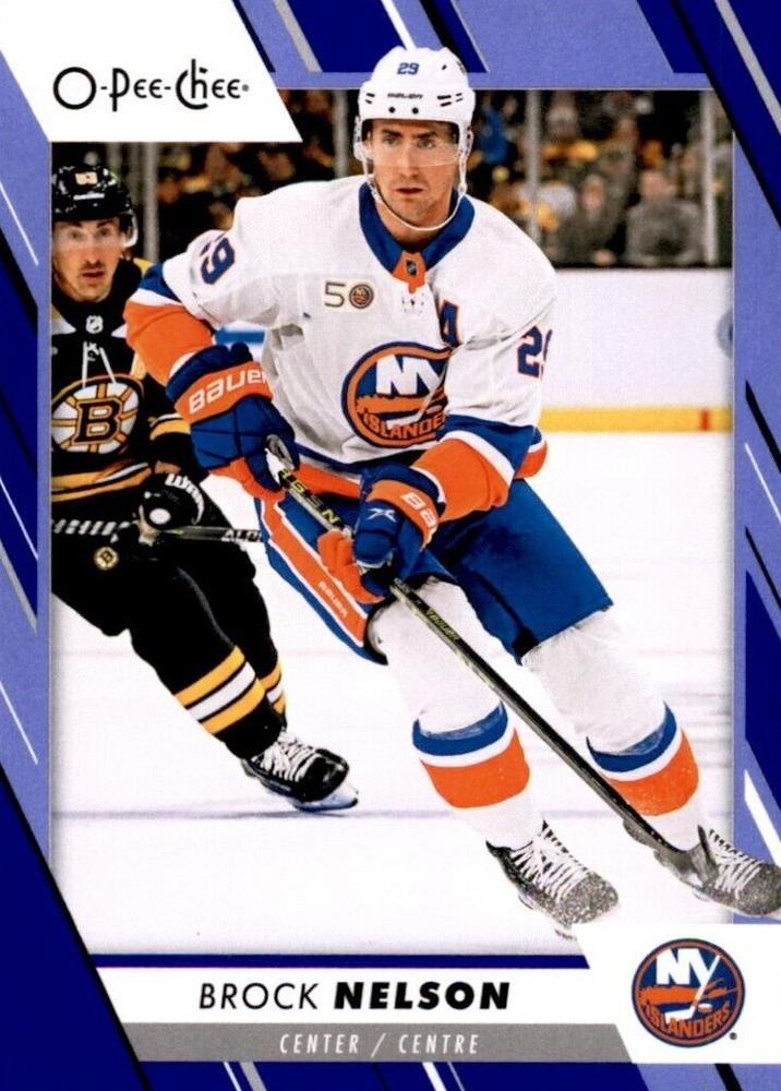 Brock Nelson #171 New York Islanders | 2023-24 O-Pee-Chee Blue Border