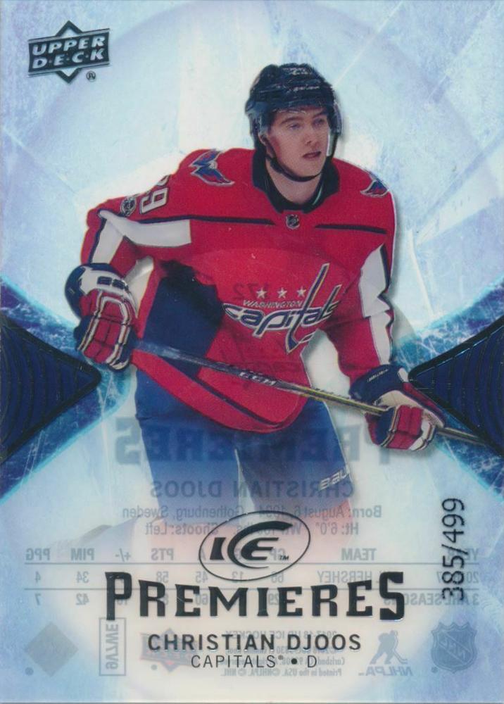 Christian Djoos #172 Washington Capitals | 2017-18 Upper Deck Ice