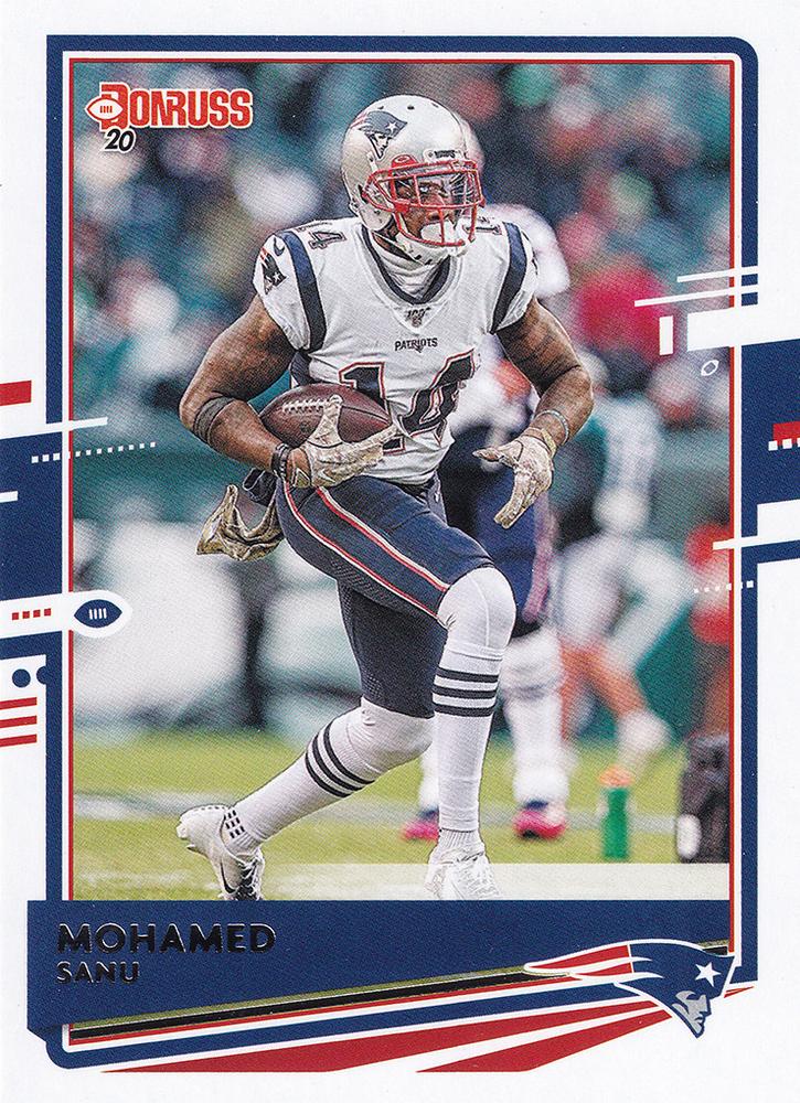 Mohamed Sanu #172 New England Patriots | 2020 Panini Donruss | NFL Football