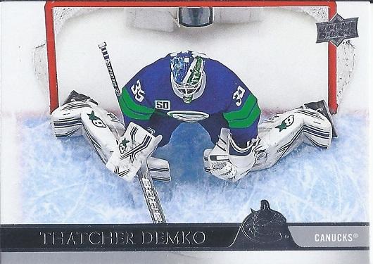 Thatcher Demko #172 Vancouver Canucks | 2020-21 Upper Deck