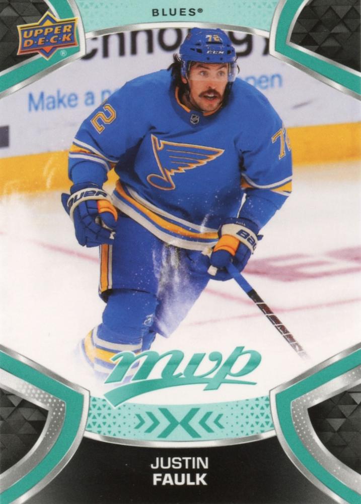 Justin Faulk #172 St. Louis Blues | 2021-22 Upper Deck MVP