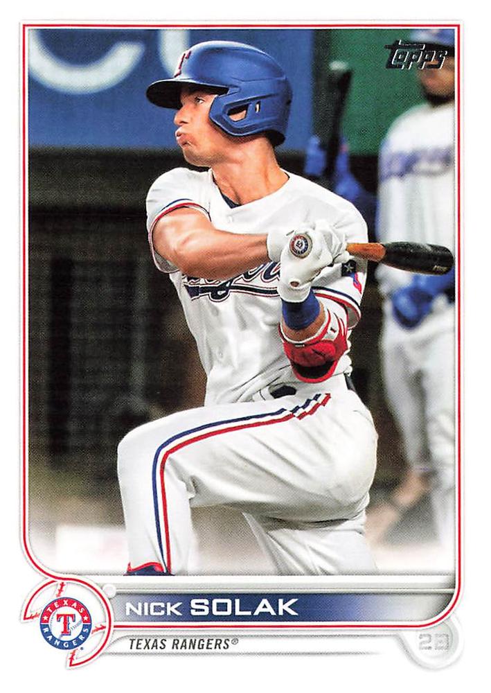 Nick Solak #172 Texas Rangers | 2022 Topps