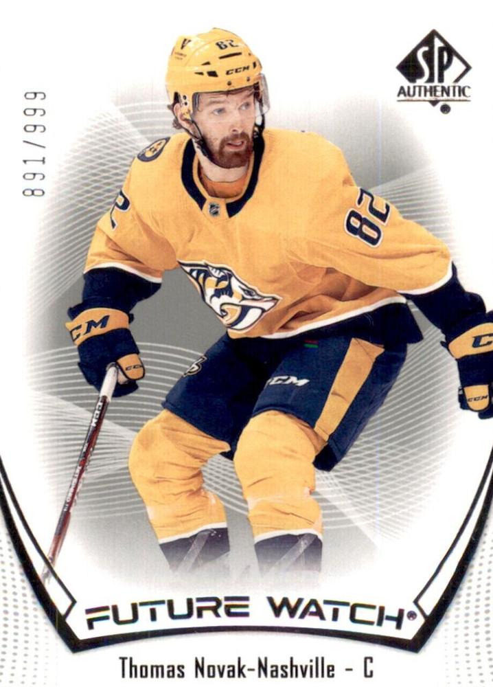 Thomas Novak #172 Nashville Predators | 2021-22 SP Authentic