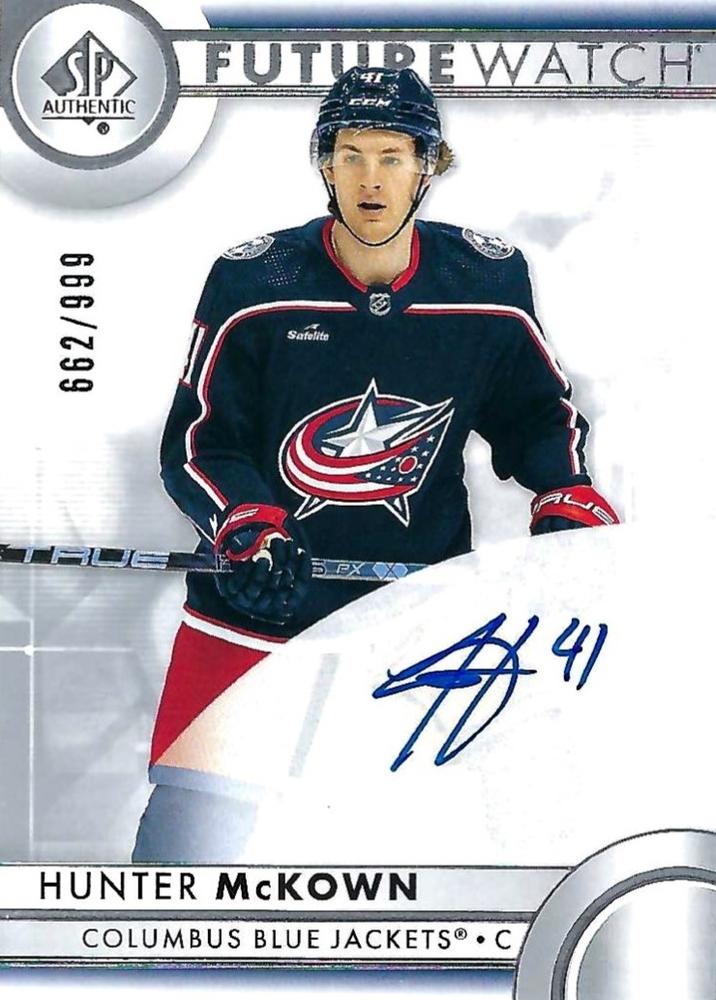 Hunter McKown #172 Columbus Blue Jackets | 2023-24 SP Authentic