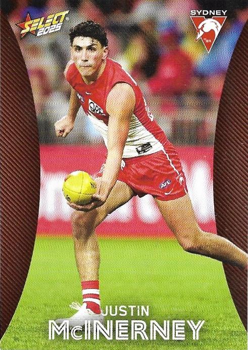 Justin McInerney #172 Sydney Swans | 2025 Select AFL Footy Stars