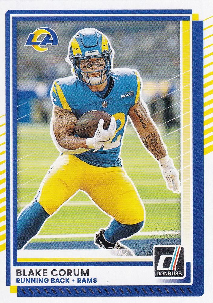 Blake Corum #172 Los Angeles Rams | 2025 Donruss | NFL Football