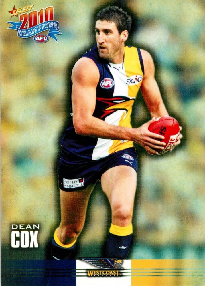 Dean Cox #173 West Coast Eagles | 2010 Select AFL Champions