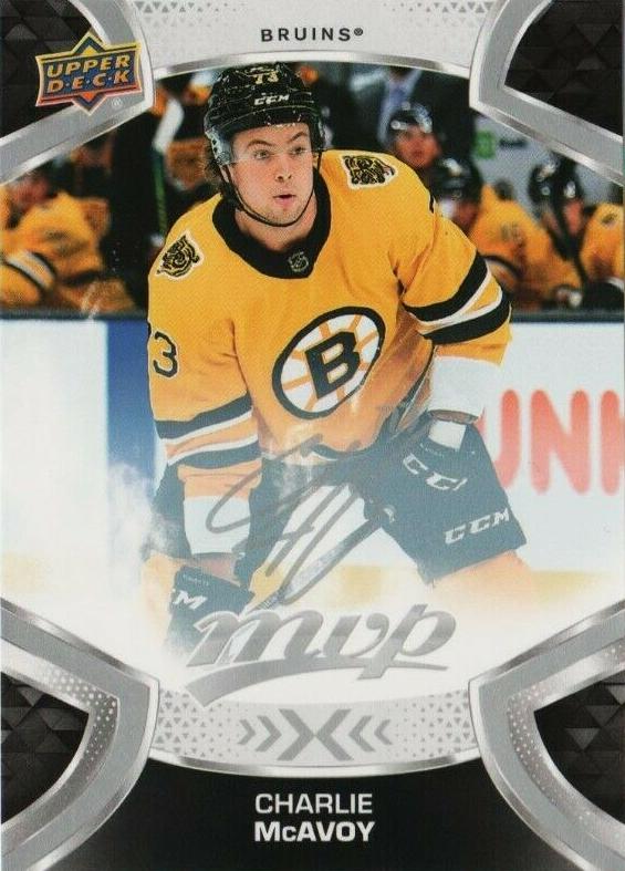 Charlie McAvoy #173 Boston Bruins | 2021-22 Upper Deck MVP Silver Script