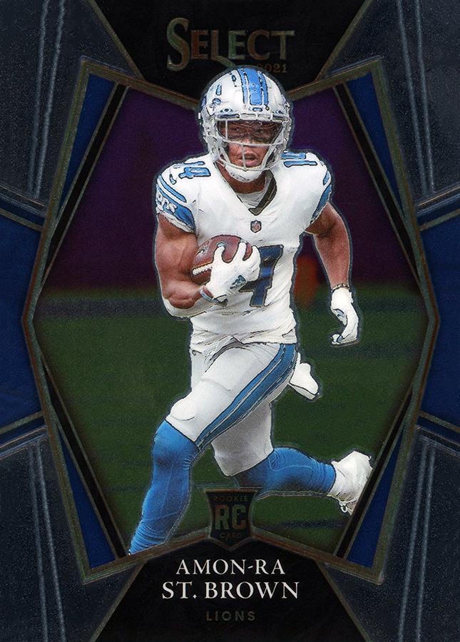 Amon-Ra St. Brown #173 Detroit Lions | 2021 Panini Select |  | NFL Football