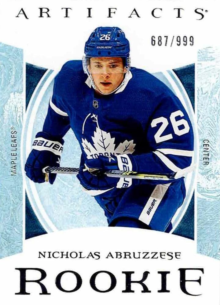 Nicholas Abruzzese #173 Toronto Maple Leafs | 2022-23 Upper Deck Artifacts