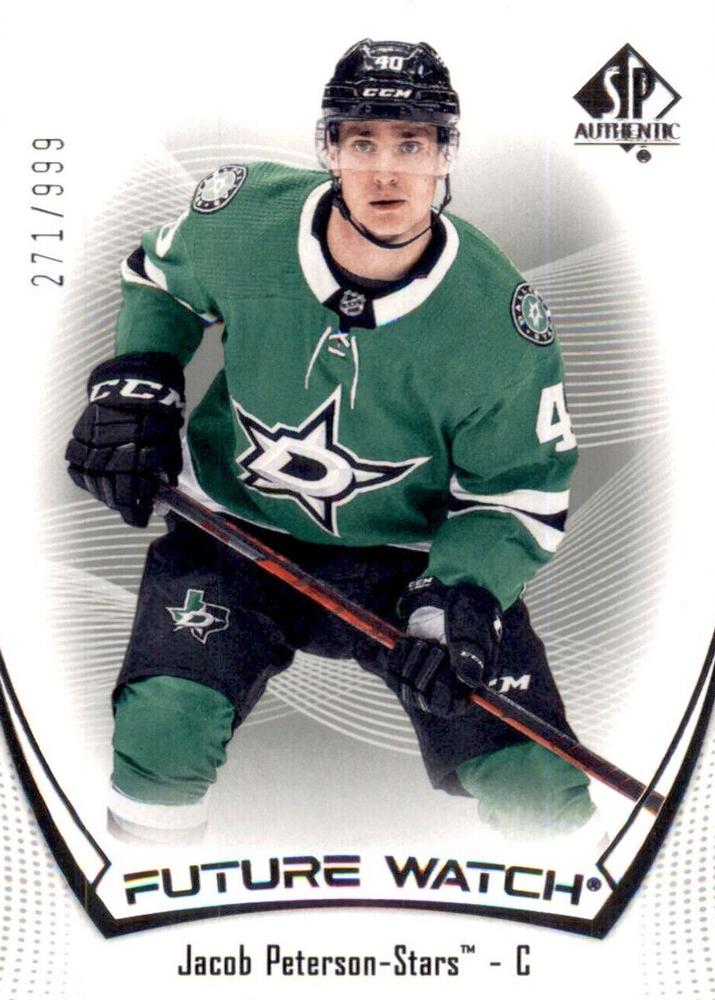 Jacob Peterson #173 Dallas Stars | 2021-22 SP Authentic
