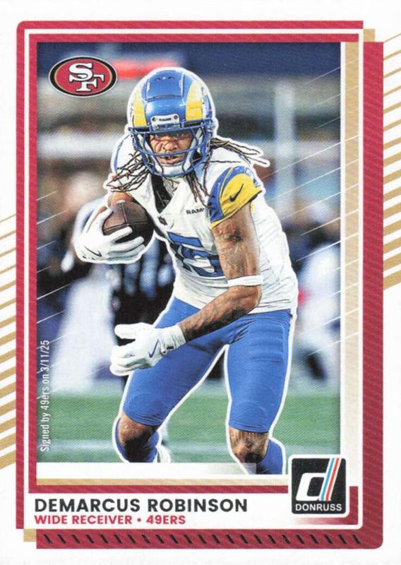 Demarcus Robinson #173 San Francisco 49ers | 2025 Donruss | NFL Football