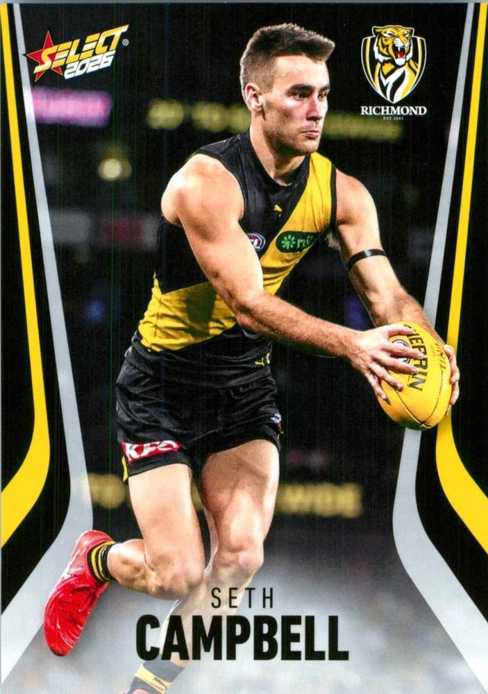 Seth Campbell #173 Richmond Tigers | 2026 Select AFL Footy Stars