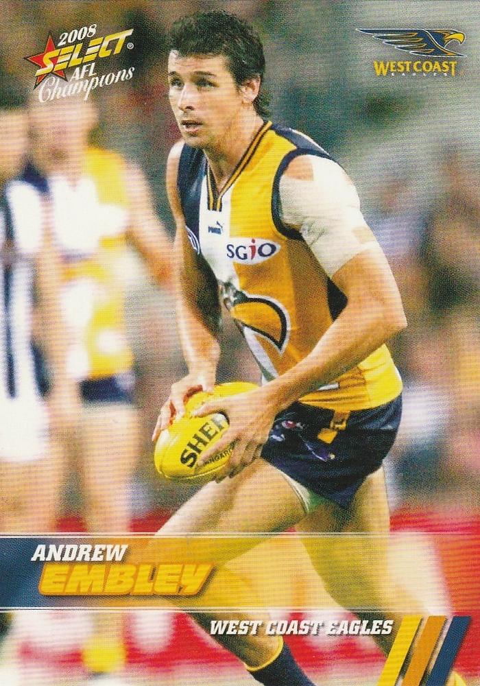 Andrew Embley #174 West Coast Eagles | 2008 Select AFL Champions
