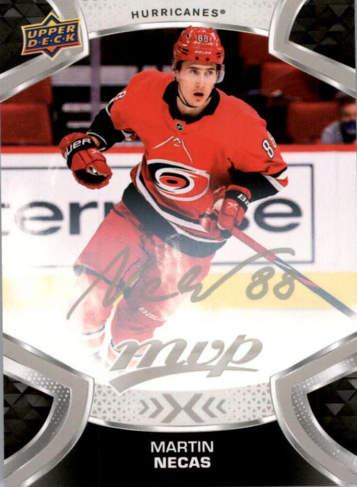 Martin Necas #174 Carolina Hurricanes | 2021-22 Upper Deck MVP Silver Script