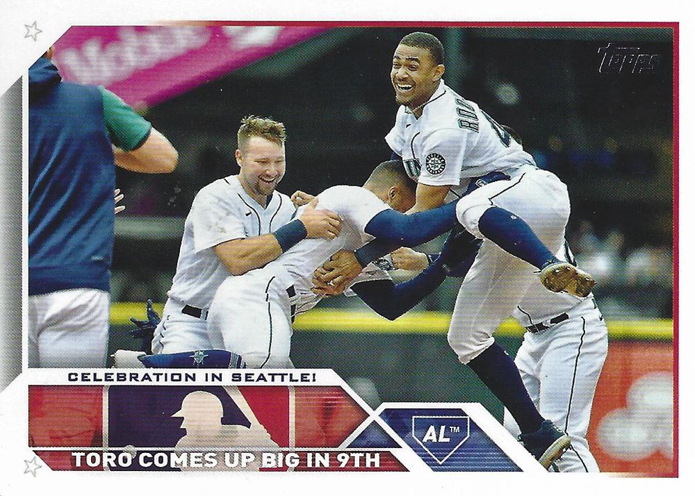 Celebration in Seattle! #174 Seattle Mariners | 2023 Topps