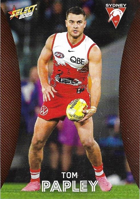 Tom Papley #174 Sydney Swans | 2025 Select AFL Footy Stars