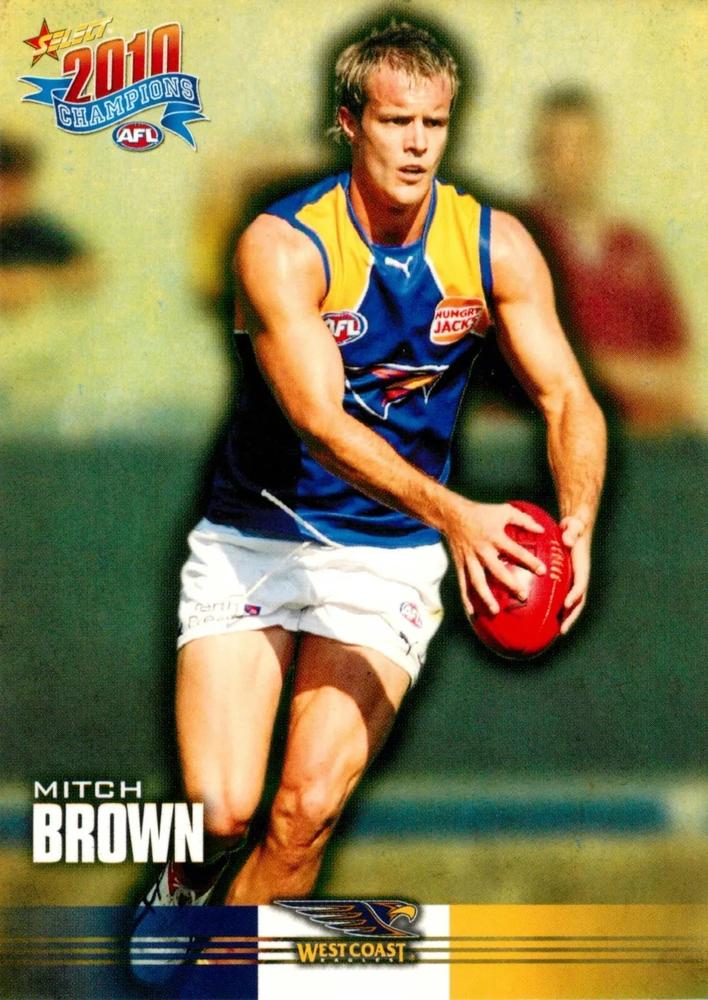 Mitch Brown #175 West Coast Eagles | 2010 Select AFL Champions