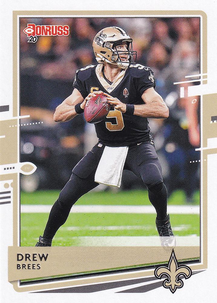 Drew Brees #175 New Orleans Saints | 2020 Panini Donruss | NFL Football