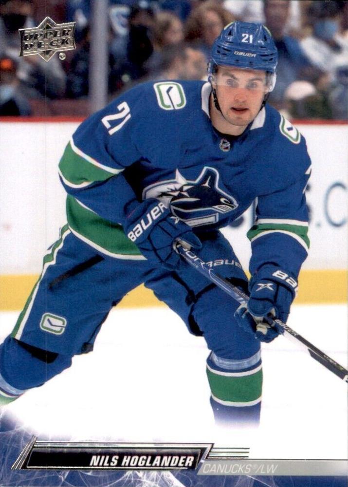 Nils Hoglander #175 Vancouver Canucks | 2022-23 Upper Deck