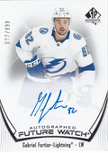 Gabriel Fortier #175 Tampa Bay Lightning | 2021-22 SP Authentic