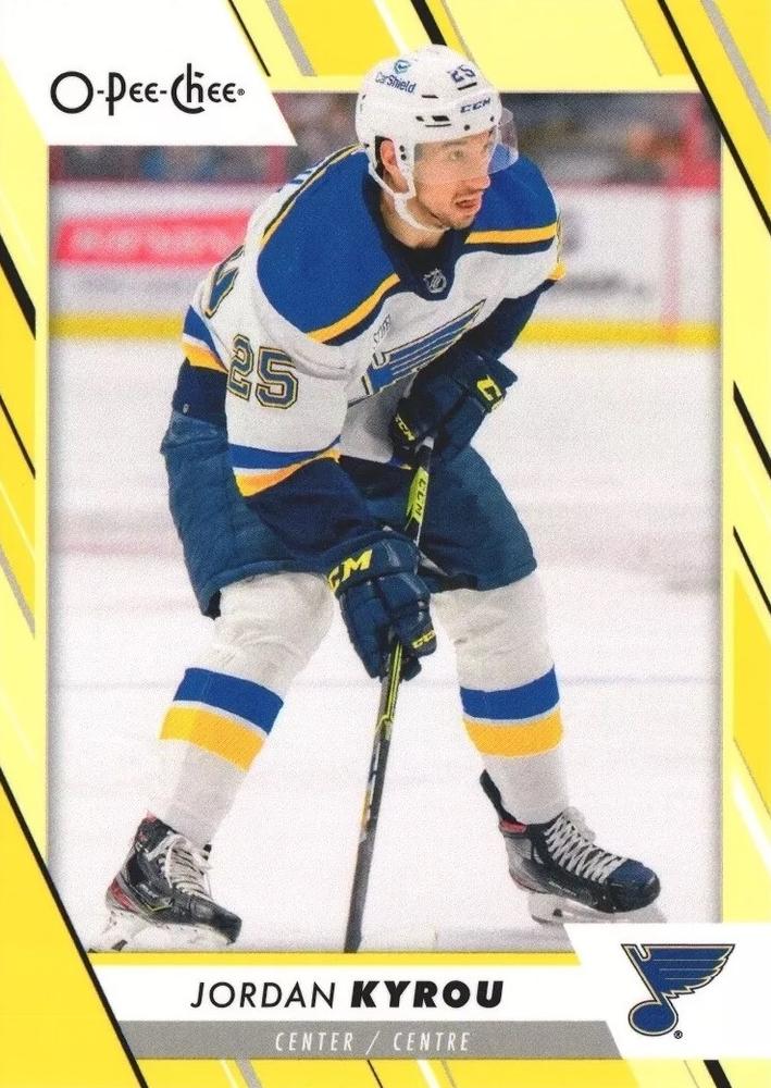 Jordan Kyrou #175 St. Louis Blues | 2023-24 O-Pee-Chee Yellow Border