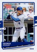George Springer #176 Houston Astros | 2020 Donruss