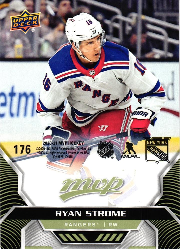 Ryan Strome #176 New York Rangers | 2020-21 Upper Deck MVP Puzzle Backs