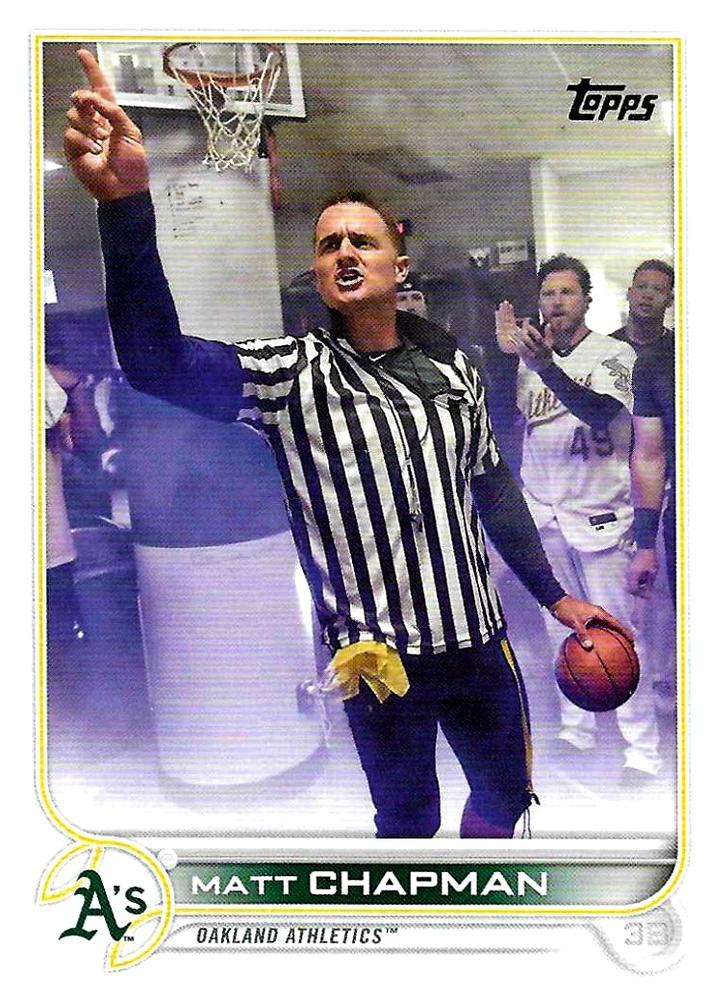 Matt Chapman #176 Oakland Athletics (Referee shirt) | 2022 Topps