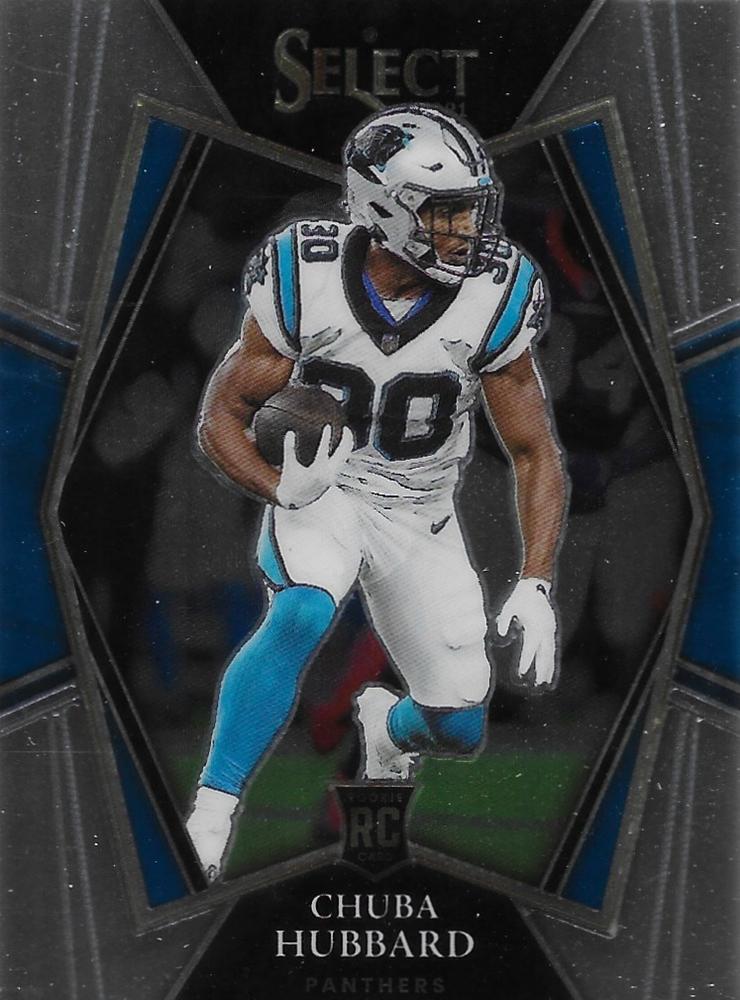 Chuba Hubbard #176 Carolina Panthers | 2021 Panini Select |  | NFL Football