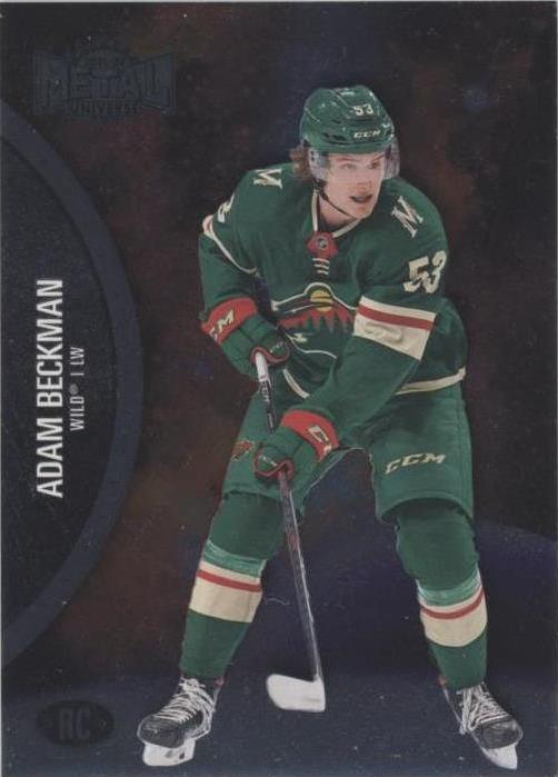 Adam Beckman Rookie #176 Minnesota Wild | 2021-22 SkyBox Metal Universe