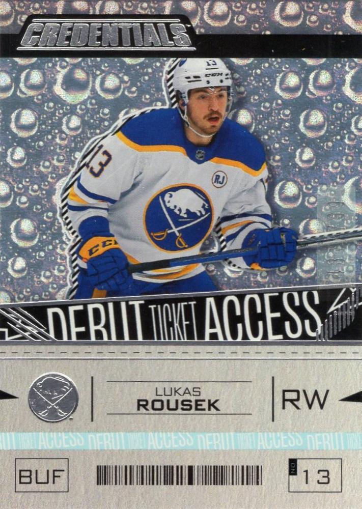 Lukas Rousek #176 Buffalo Sabres | 2023-24 Upper Deck Credentials