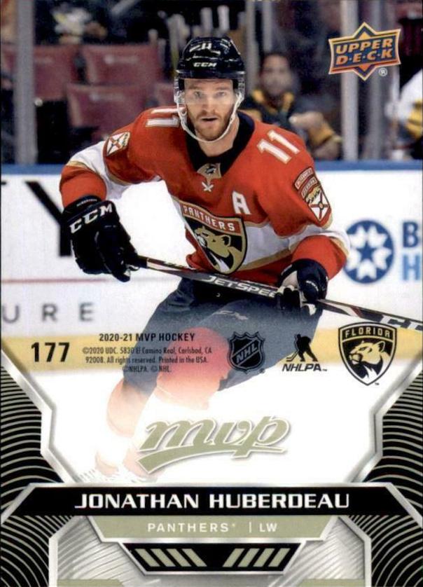 Jonathan Huberdeau #177 Florida Panthers | 2020-21 Upper Deck MVP Puzzle Backs