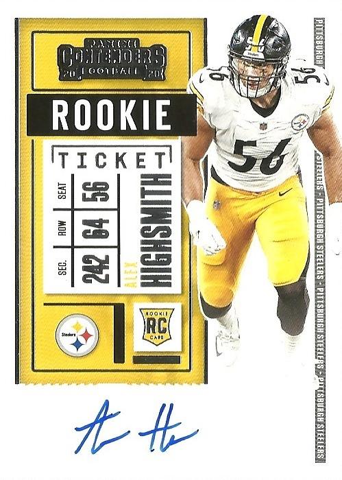 Alex Highsmith #177 | 2020 Panini Contenders |  | NFL Football