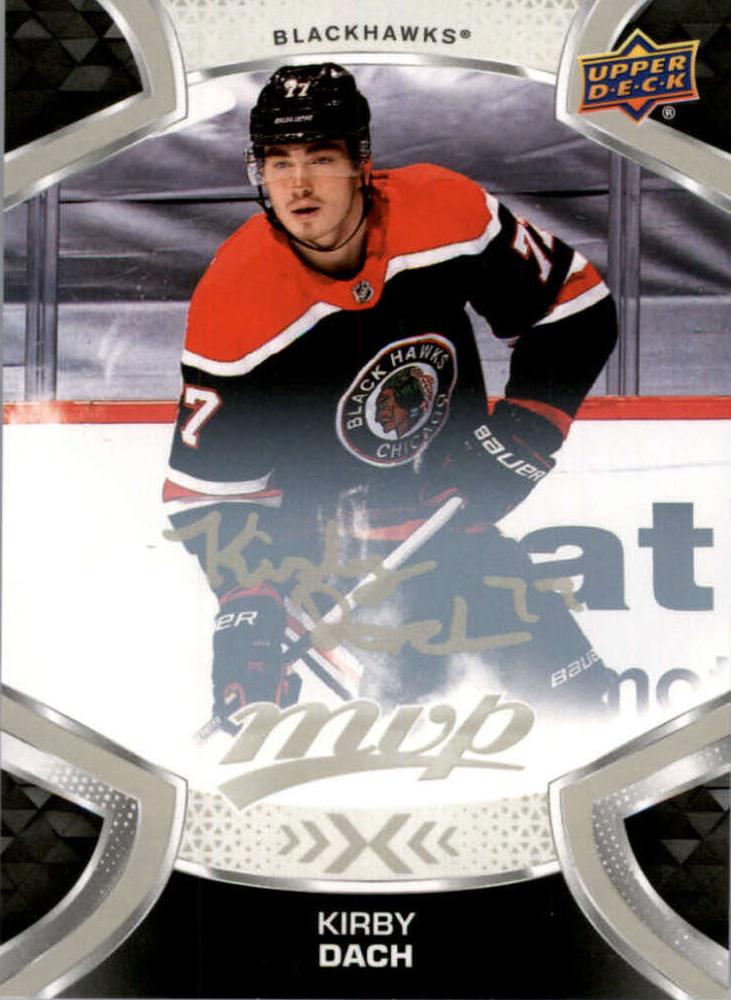 Kirby Dach #177 Chicago Blackhawks | 2021-22 Upper Deck MVP Silver Script