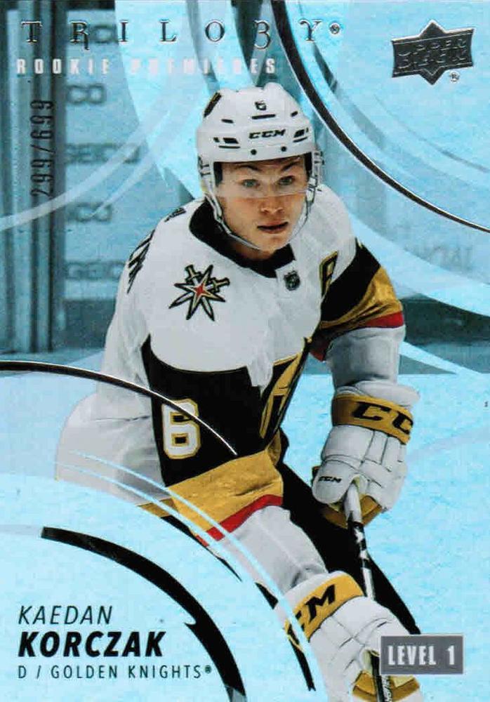 Kaedan Korczak #177 Vegas Golden Knights | 2022-23 Upper Deck Trilogy