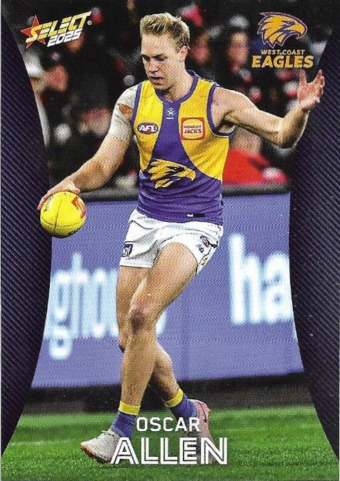 Oscar Allen #177 West Coast Eagles | 2025 Select AFL Footy Stars